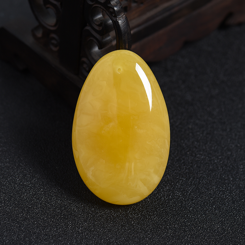 天然蜜蜡挂件-红掌柜