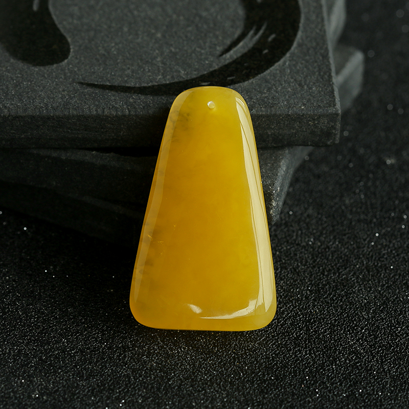 蜜蜡无事牌吊坠 - 红掌柜珠宝