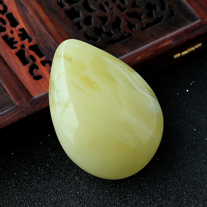 蜜蜡水滴 - 红掌柜珠宝