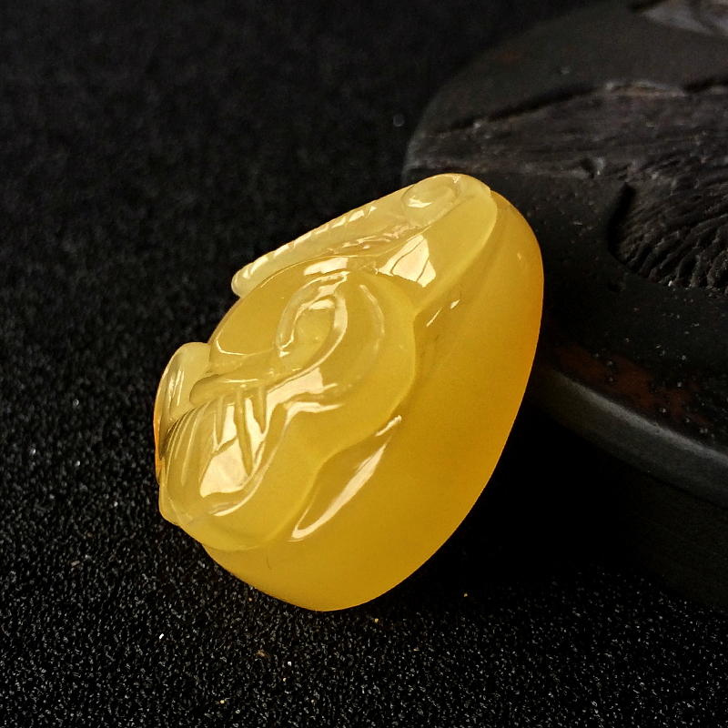 波罗的海蜜蜡挂坠-红掌柜珠宝