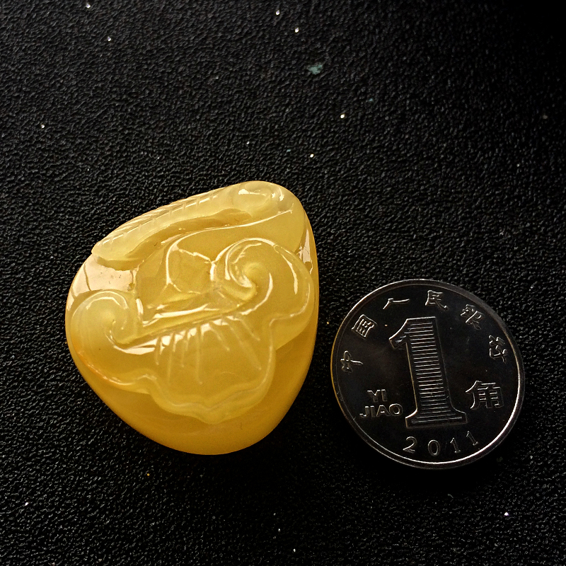 蜜蜡挂坠-红掌柜珠宝