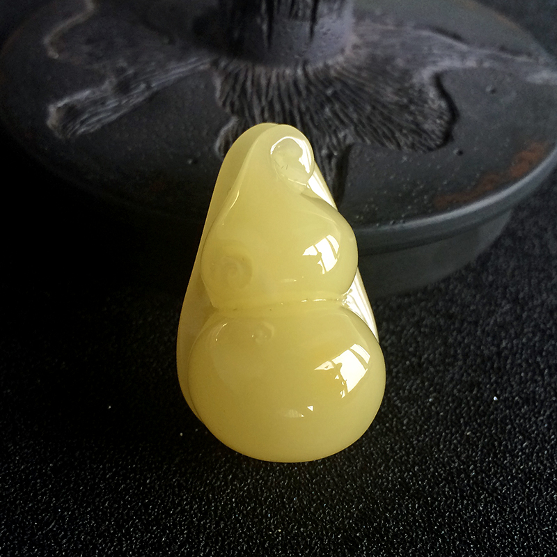 蜜蜡葫芦吊坠-红掌柜珠宝