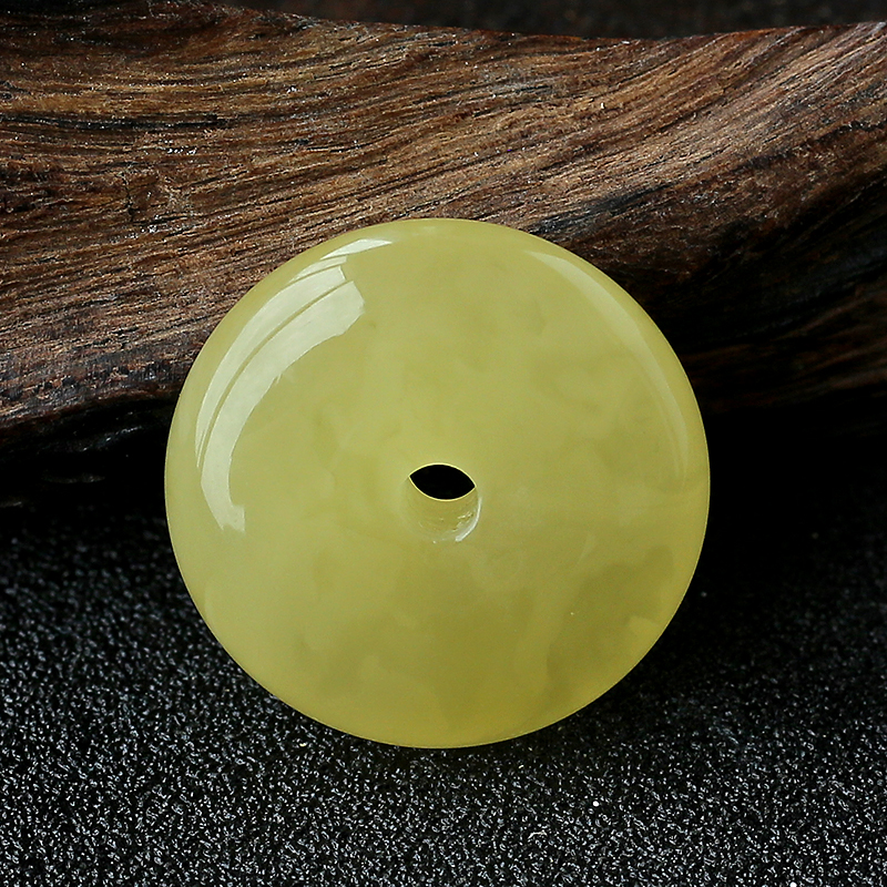 金包蜜平安扣吊坠-红掌柜珠宝