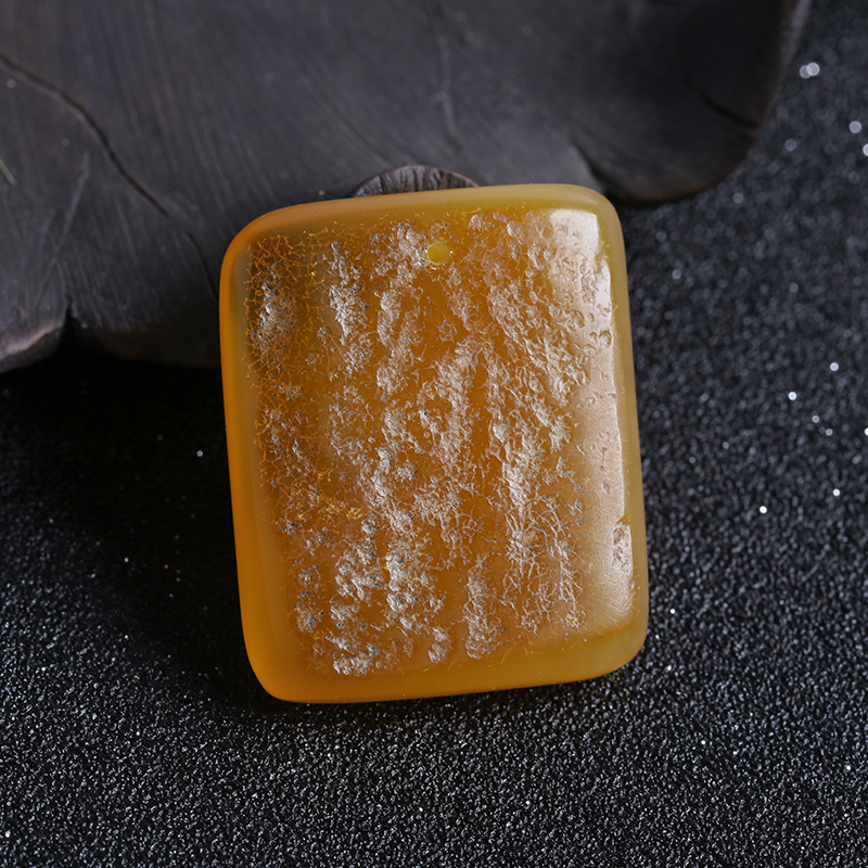 蜜糖色蜜蜡-红掌柜珠宝