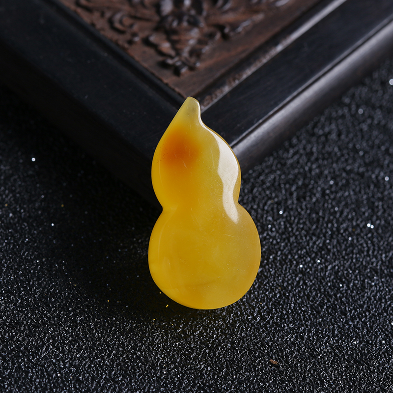 蜜蜡葫芦吊坠-红掌柜珠宝