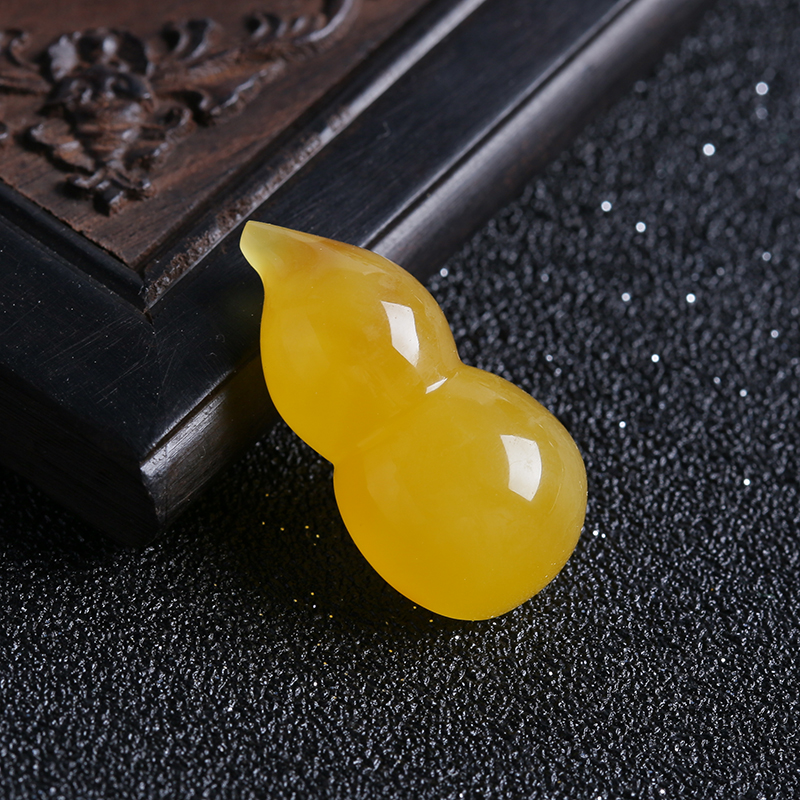 蜜蜡葫芦吊坠-红掌柜珠宝