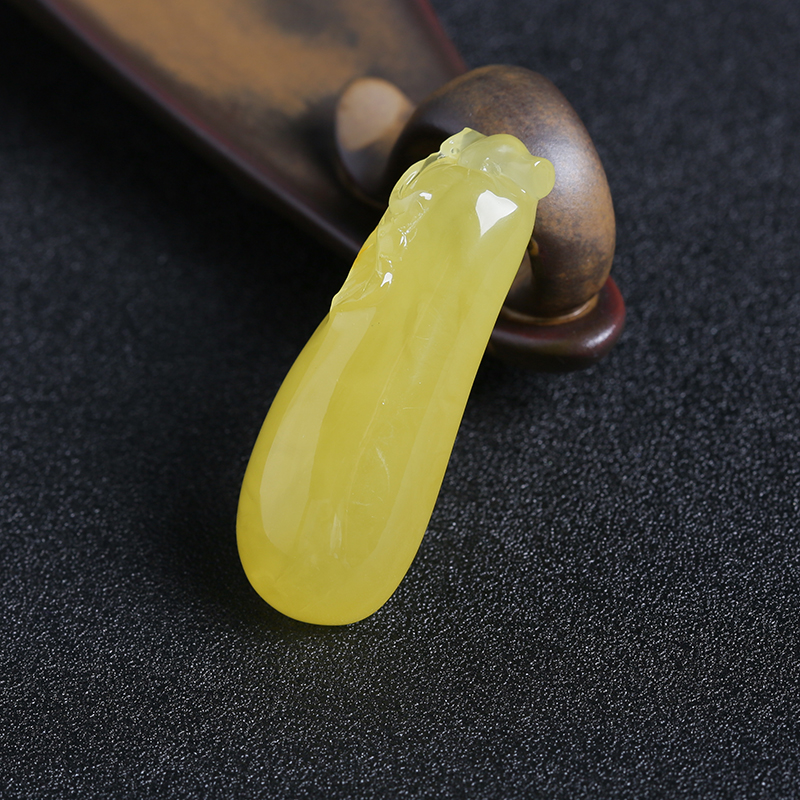 鸡油黄蜜蜡福瓜吊坠 - 红掌柜珠宝