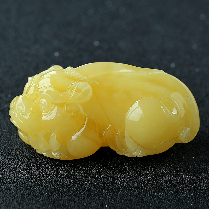 蜜蜡貔貅吊坠 - 红掌柜珠宝