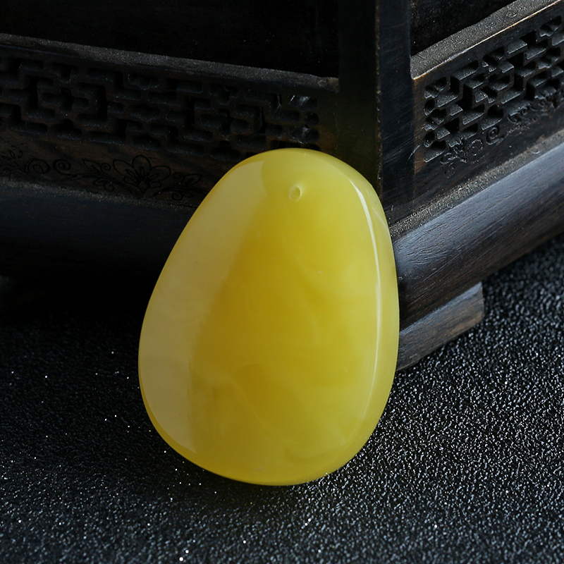 蜜蜡一品清廉吊坠 - 红掌柜珠宝