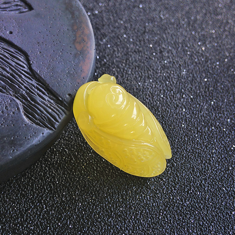 蜜蜡蝉吊坠 - 红掌柜珠宝