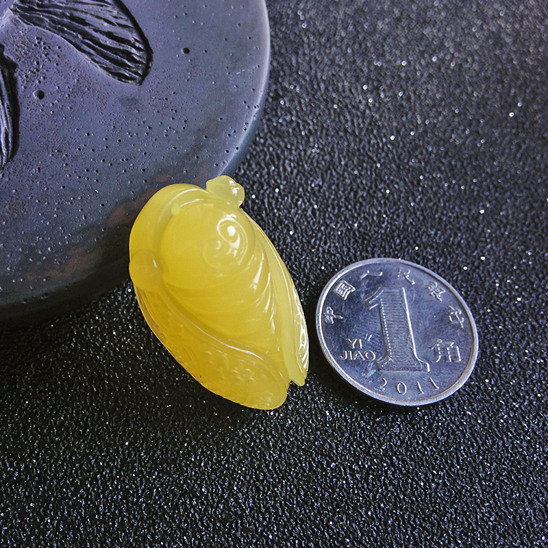 蜜蜡蝉吊坠 - 红掌柜珠宝