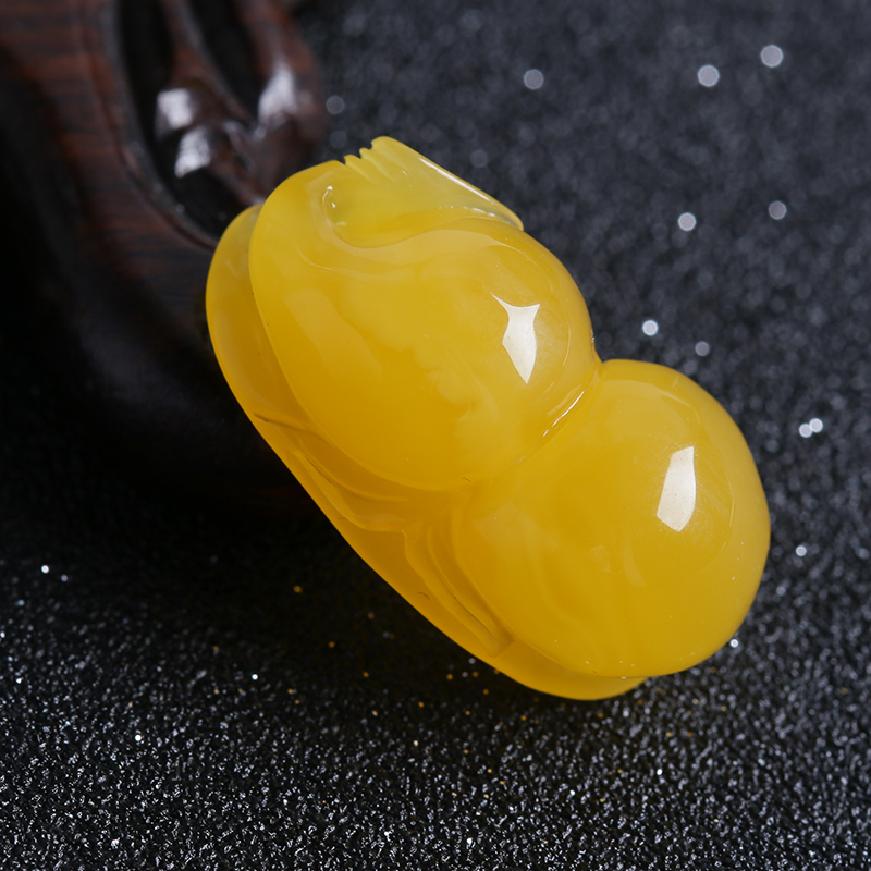 蜜蜡吊坠-红掌柜珠宝