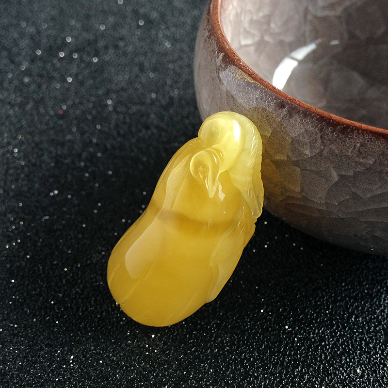 蜜蜡福瓜吊坠 - 红掌柜珠宝