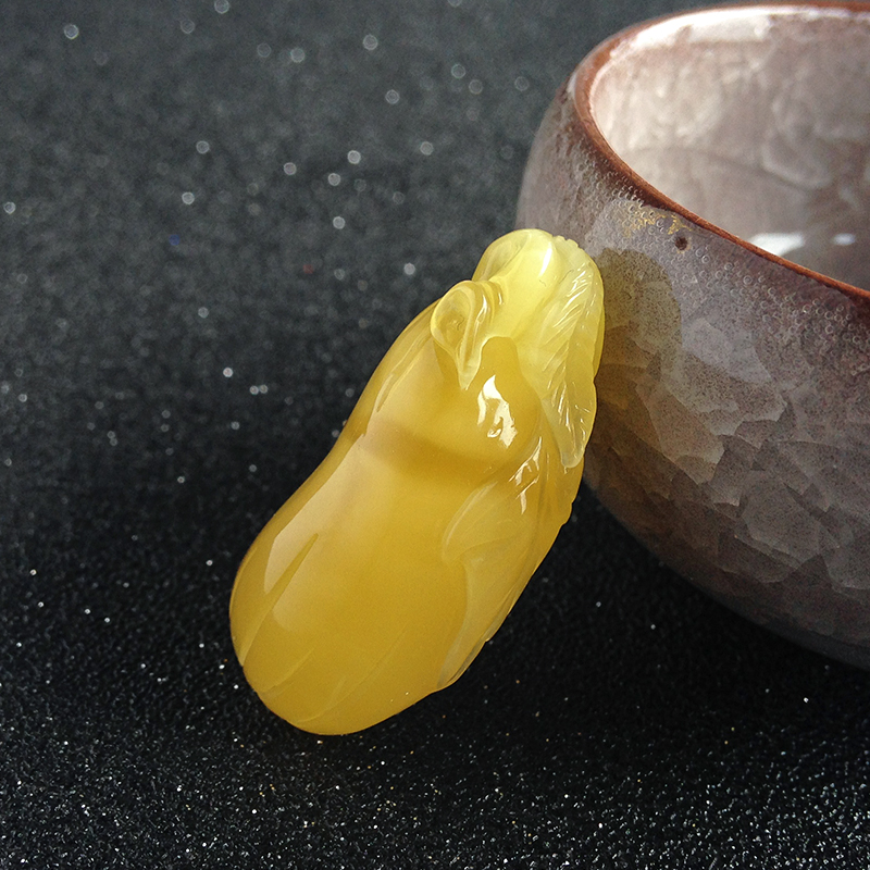 蜜蜡福瓜吊坠 - 红掌柜珠宝