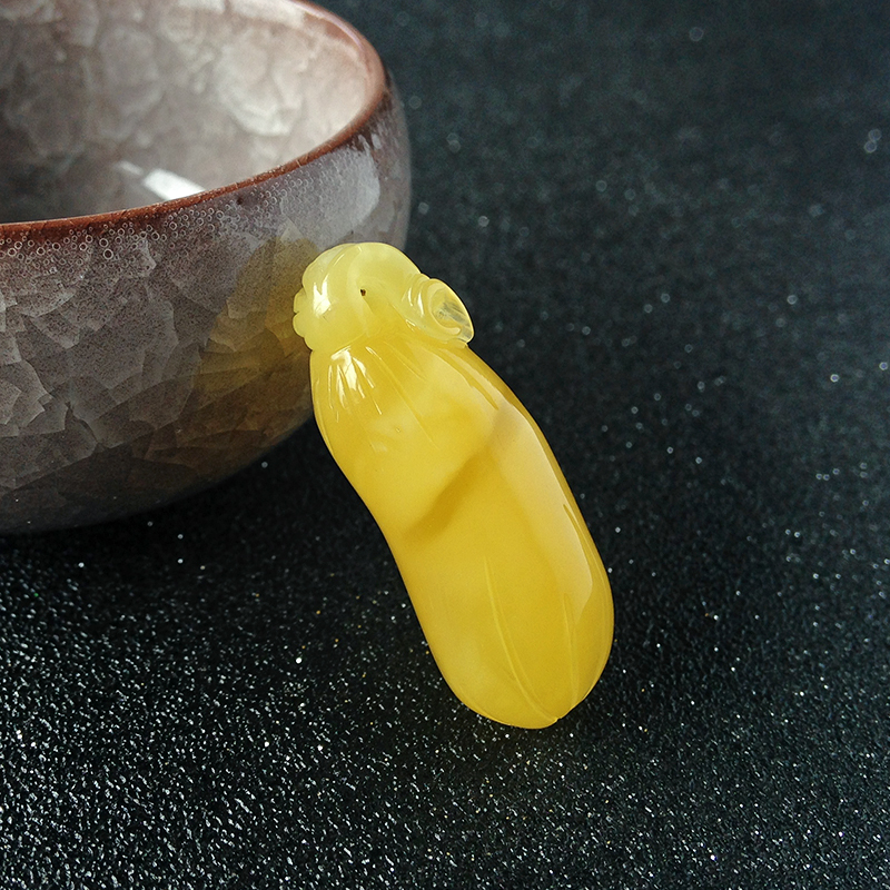 蜜蜡福瓜吊坠 - 红掌柜珠宝