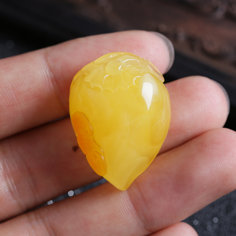 蜜蜡挂坠-红掌柜珠宝