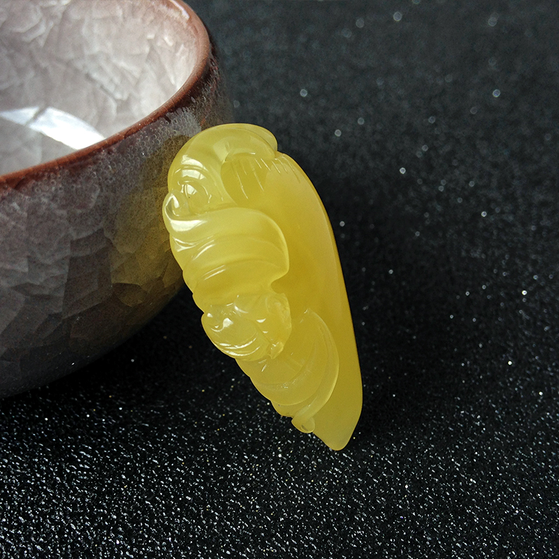 蜜蜡蝙蝠吊坠 - 红掌柜珠宝