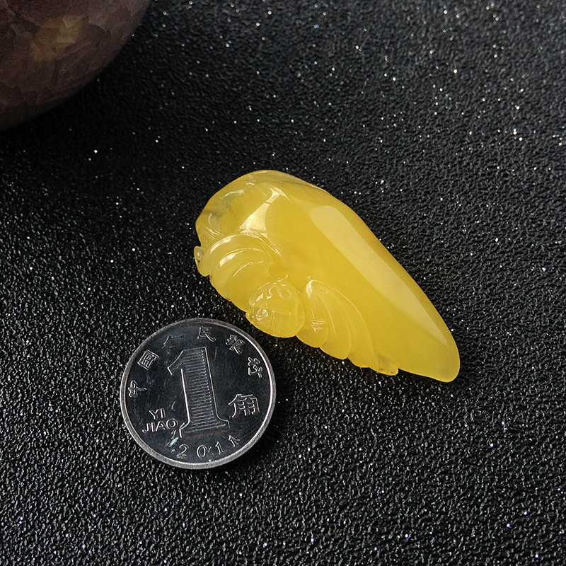 蜜蜡蝙蝠吊坠 - 红掌柜珠宝