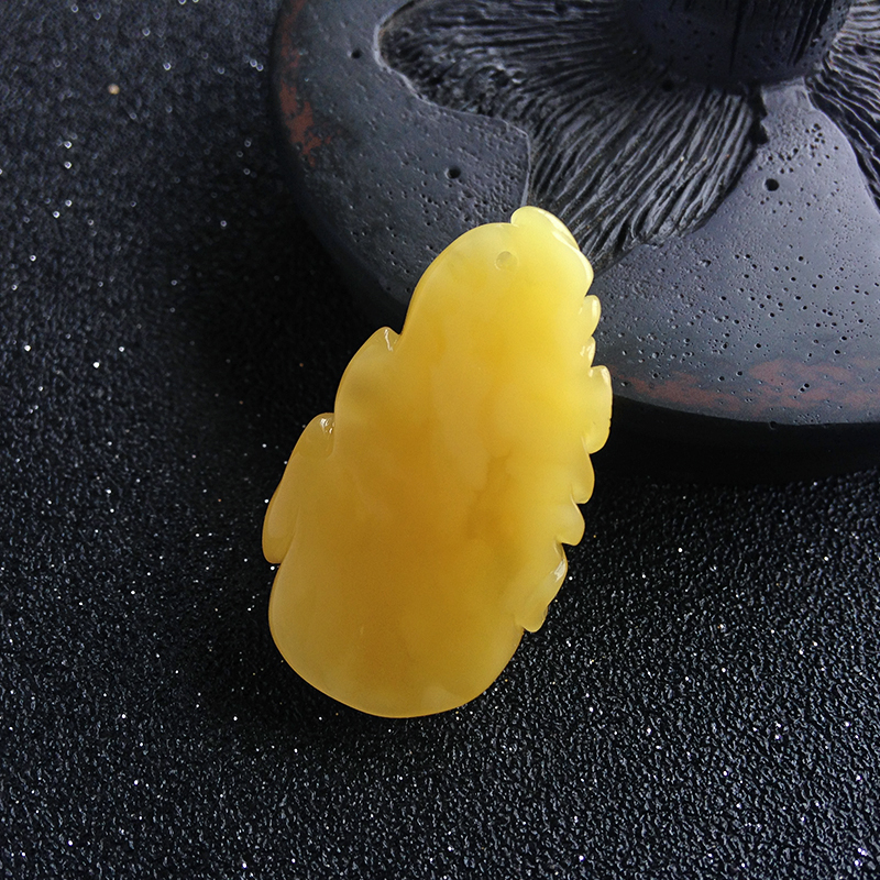 蜜蜡如意-红掌柜珠宝