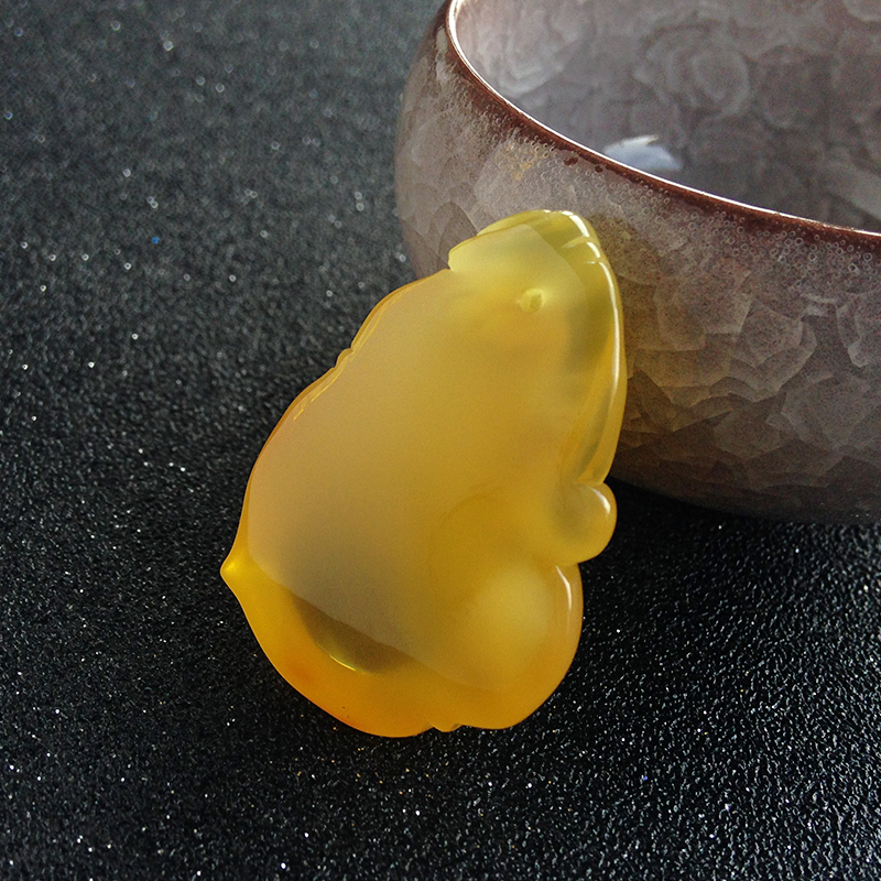 金包蜜如意吊坠 - 红掌柜珠宝