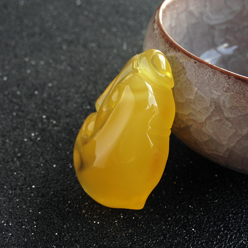 金包蜜如意吊坠 - 红掌柜珠宝