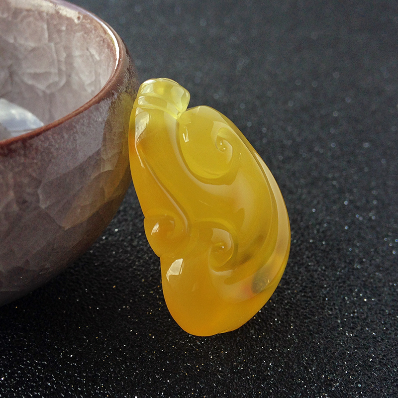 金包蜜如意吊坠 - 红掌柜珠宝