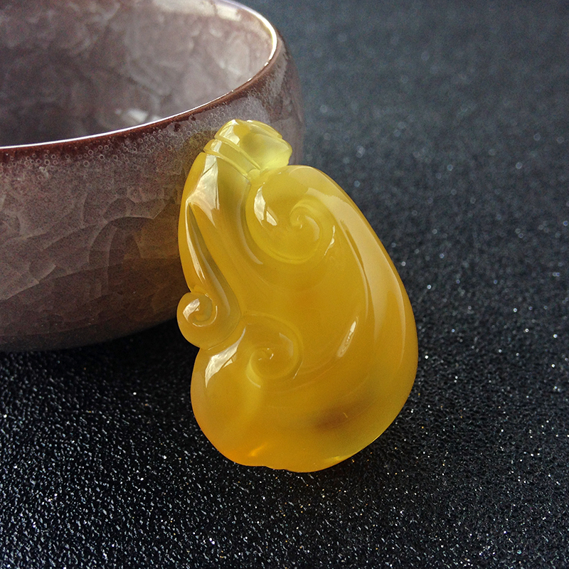 金包蜜如意吊坠 - 红掌柜珠宝