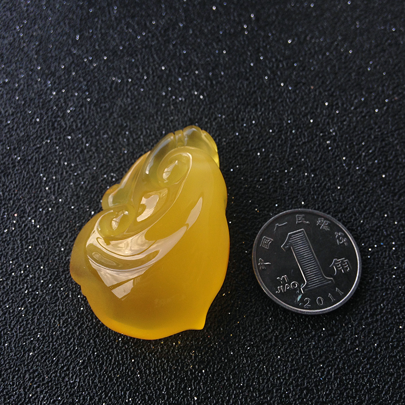 金包蜜如意吊坠 - 红掌柜珠宝