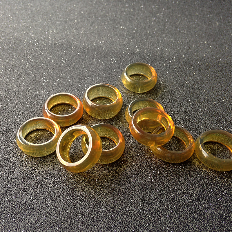 金棕珀指环 - 红掌柜珠宝