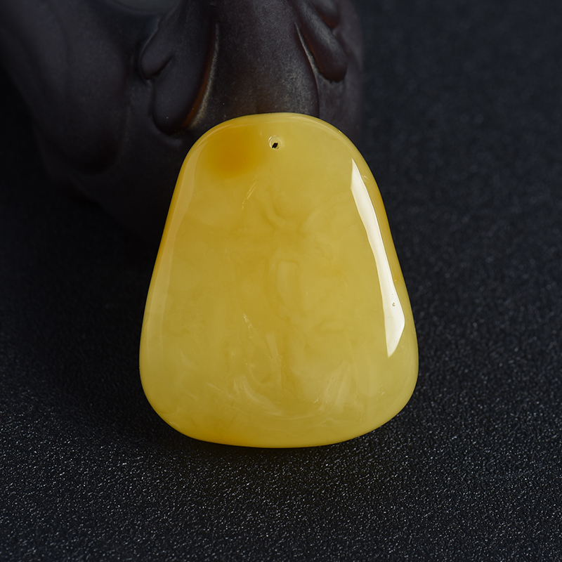 蜜蜡鱼挂件-红掌柜