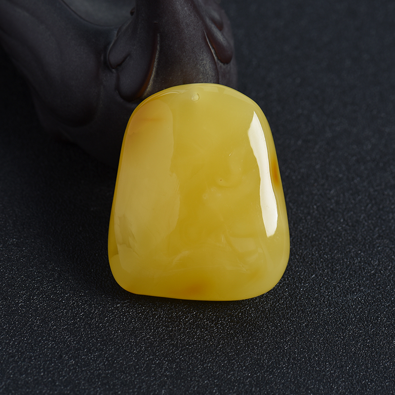 蜜蜡鱼挂件-红掌柜