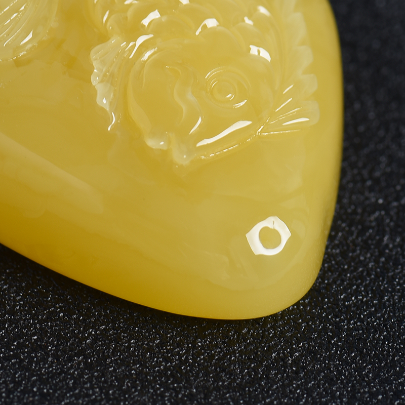 波罗的海蜜蜡吊坠-红掌柜