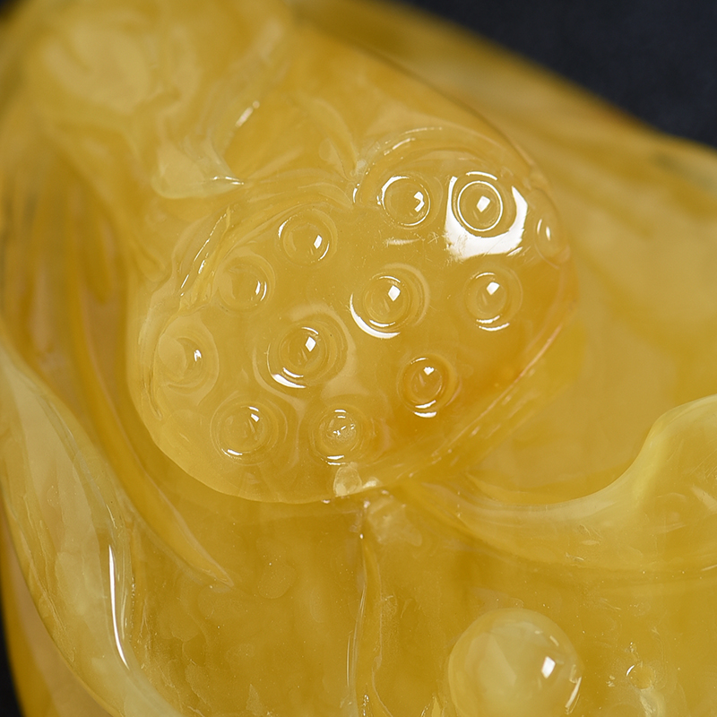 蜜蜡一品清廉吊坠-红掌柜