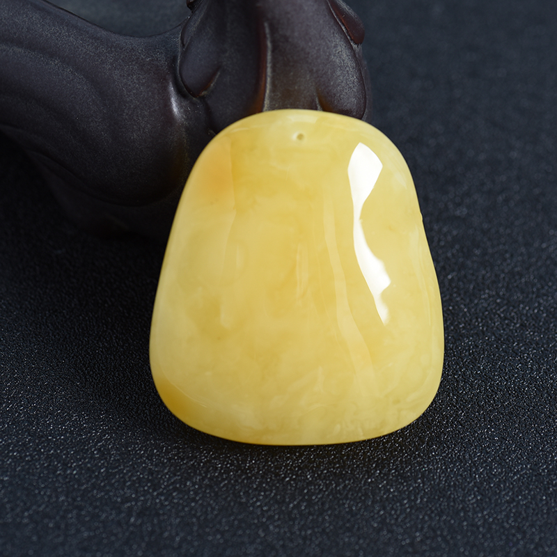 波罗的海天然蜜蜡吊坠-红掌柜