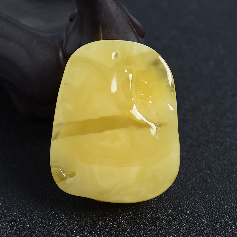 波罗的海天然蜜蜡吊坠-红掌柜