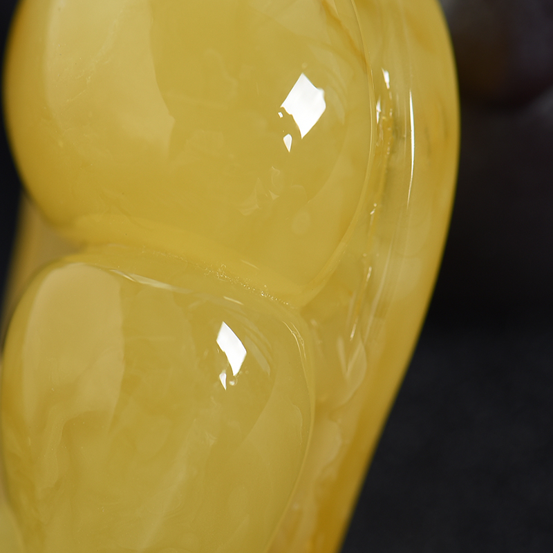 天然蜜蜡吊坠-红掌柜