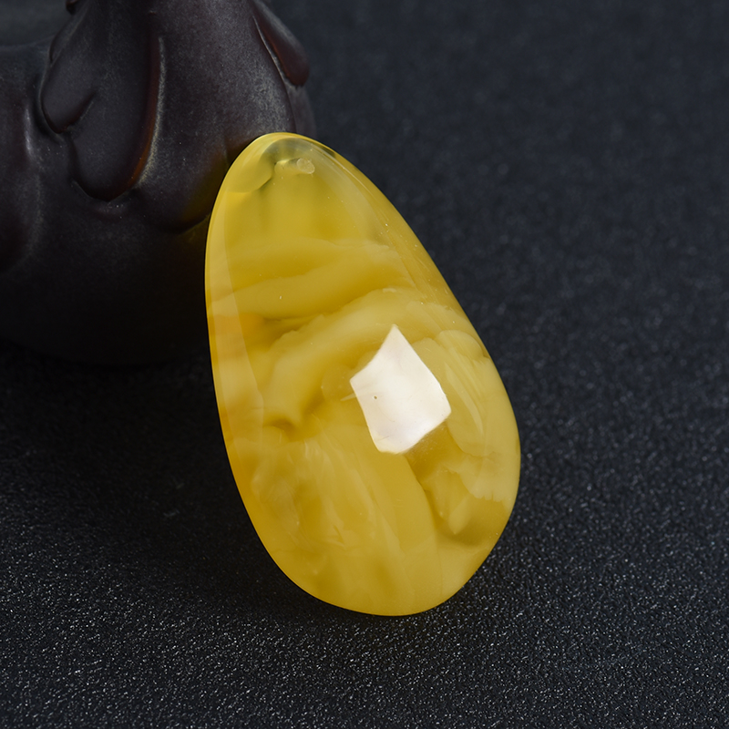 金包蜜随形水滴吊坠 -  红掌柜