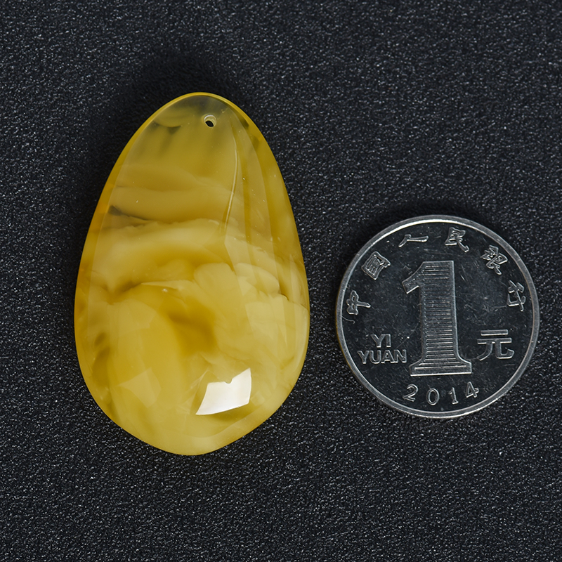 波罗的海蜜蜡随形水滴吊坠 -  红掌柜