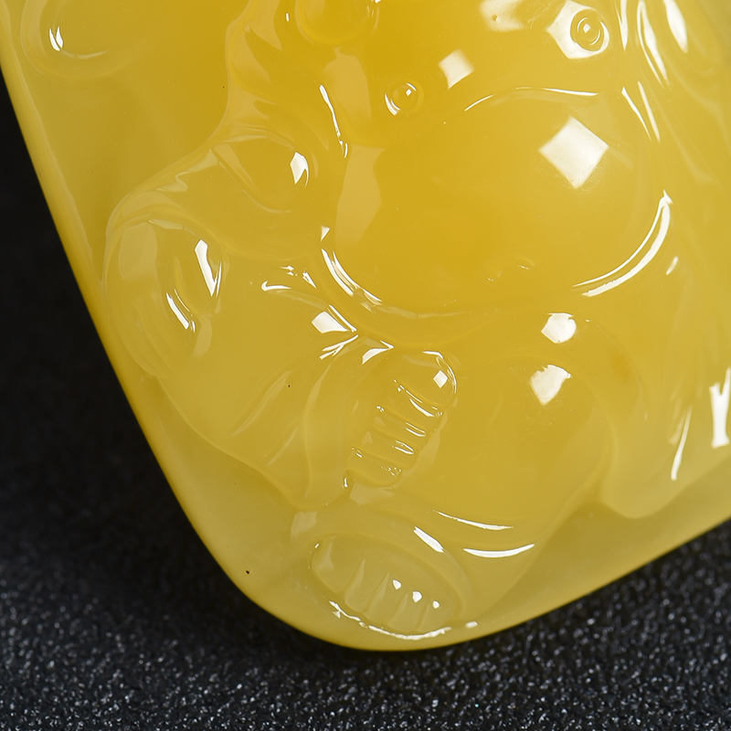 波罗的海蜜蜡弥勒佛 - 红掌柜