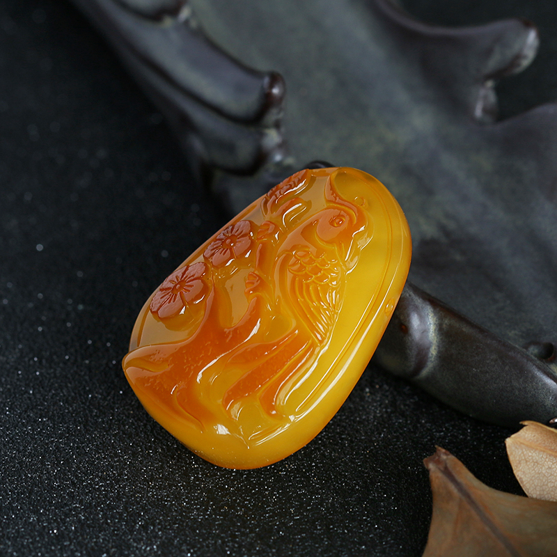 喜上眉梢吊坠-红掌柜