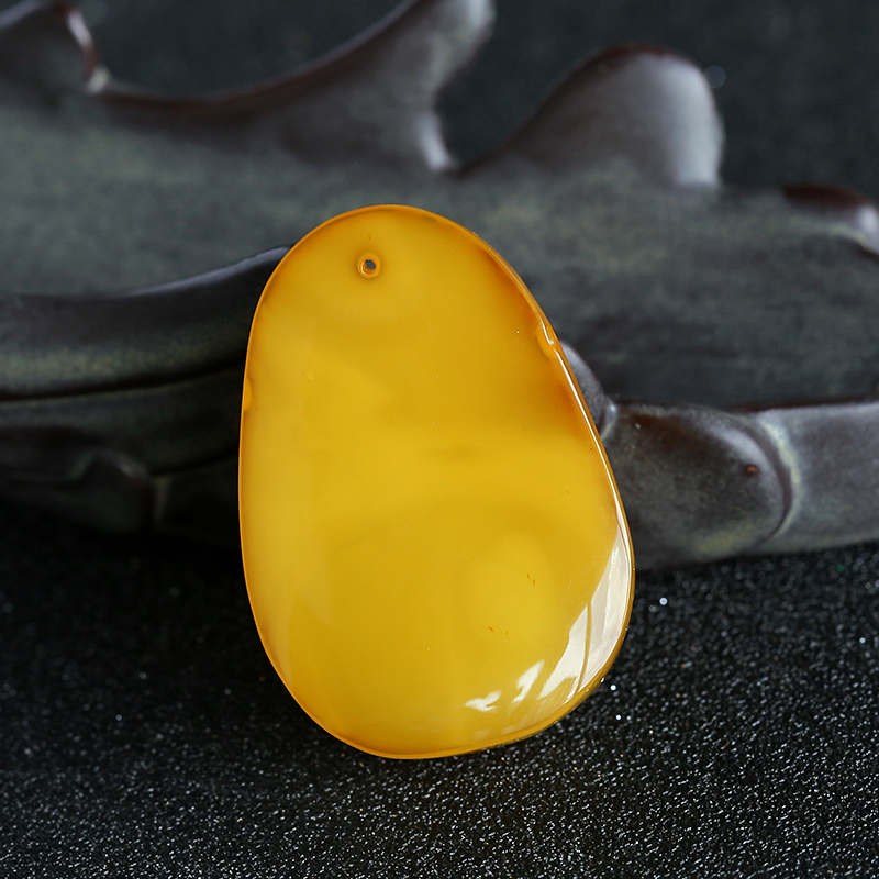 蜜蜡吊坠-红掌柜