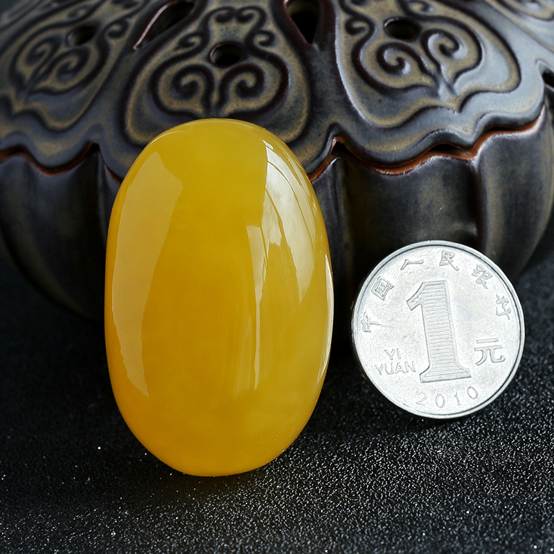 鸡油黄蜜蜡-红掌柜