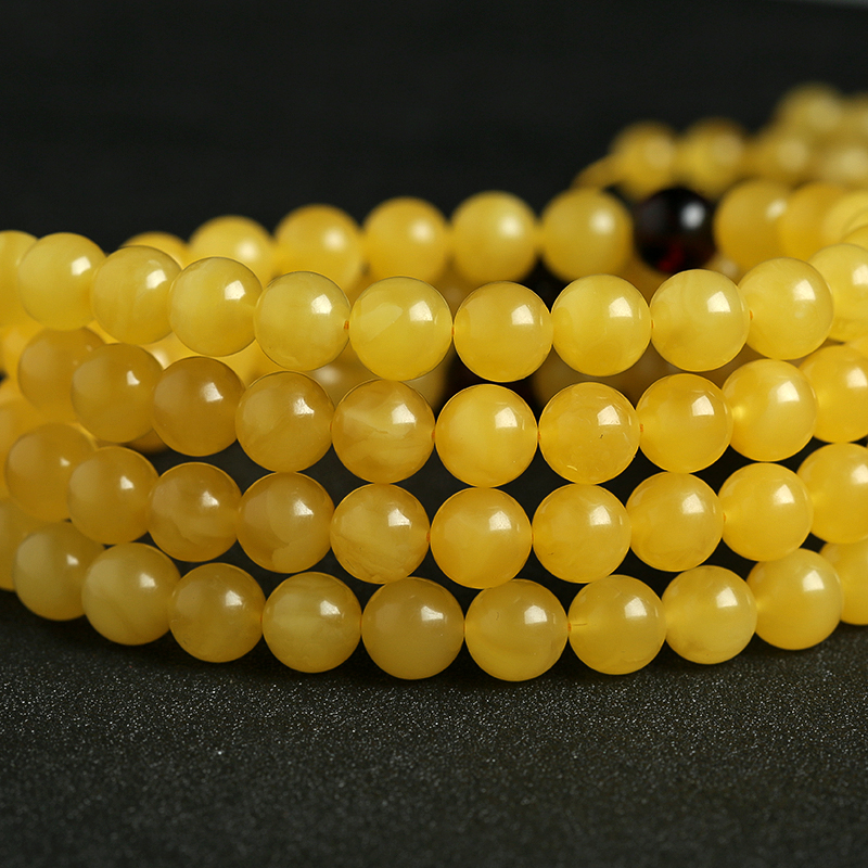 鸡油黄蜜蜡108-红掌柜