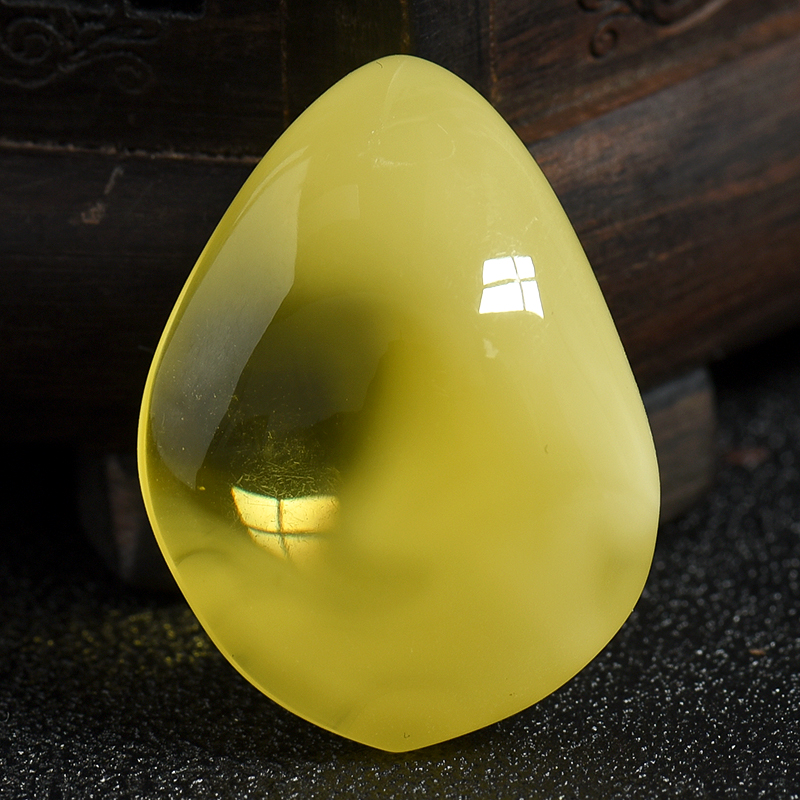 蜜蜡随形吊坠-红掌柜