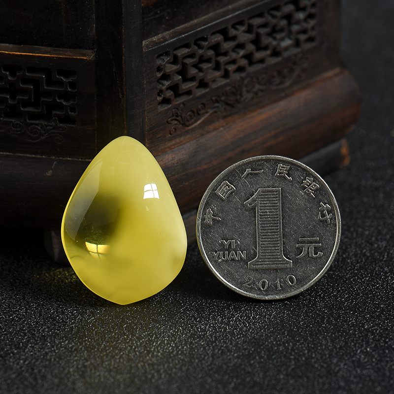 蜜蜡吊坠-红掌柜