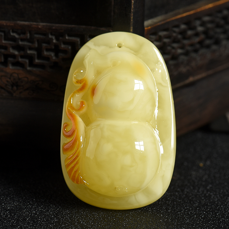 带皮白花蜜吊坠-红掌柜