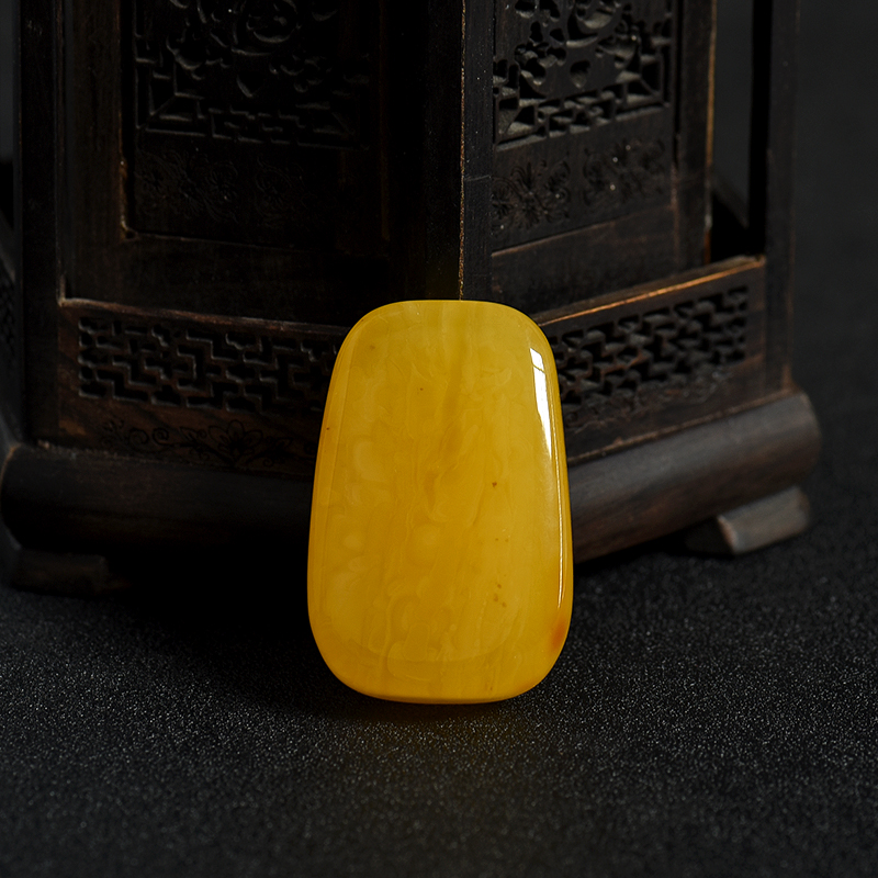 波罗的海天然蜜蜡随形吊坠-红掌柜