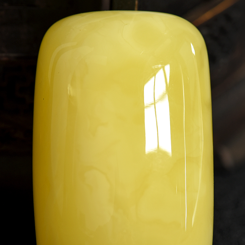 柠檬黄蜜蜡随形吊坠-红掌柜