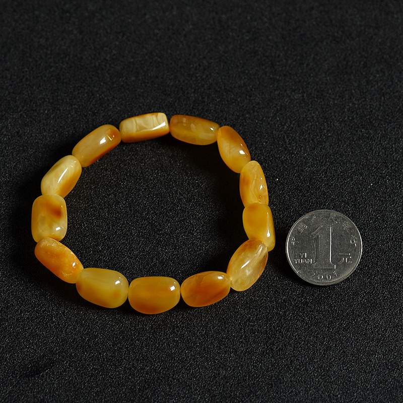 蜜蜡随形手串-红掌柜