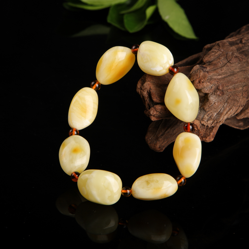 蜜蜡手串-红掌柜